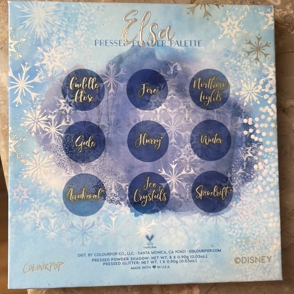 Colourpop Eyeshadow palette - Limited edition - Disney Frozen II - Elsa - Picture 4 of 5